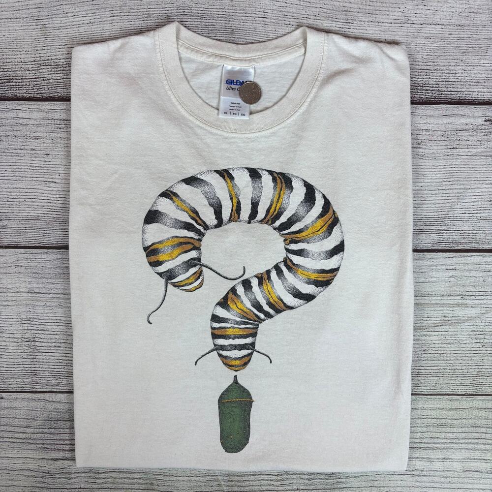 Vintage Life Cycle Of A Butterfly Double Sided T-shirt